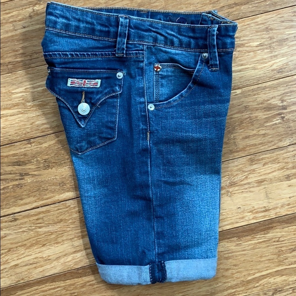 HUDSON Designer Girls Jean Shorts 7” inseam  sz 12
